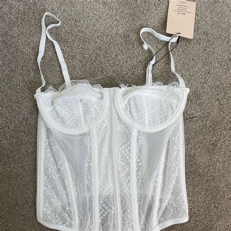 shein white corset